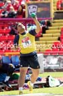 Senior boys shot putt, English Schools Track and Field. Photo: David T. Hewitson/Sports for All Pics